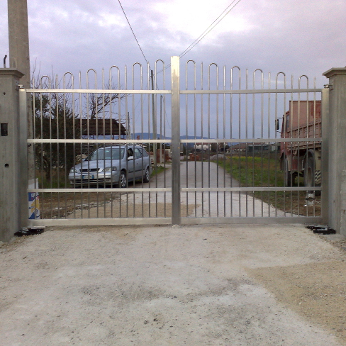 Cancello in acciaio inox