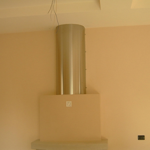 Cappa per camino in acciaio inox