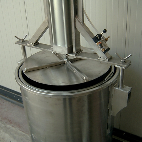 Macchina pressatrice per alimenti in acciaio inox