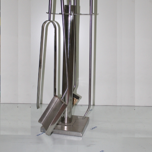 Set di accessori per camino in acciaio inox
